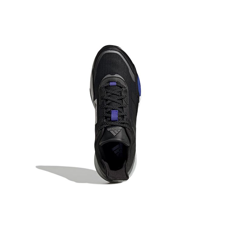 Adidas Mts Comfortable Trendy Non-Slip Wear-Resistant Low-Top Marathon Running Shoes Unisex Sneakers Black Blue HQ6109