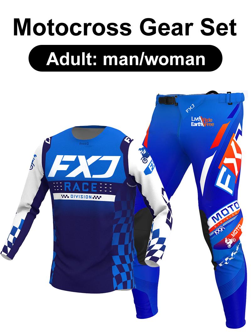 Motokrosa ekipējuma komplekts Enduro cross Džersija