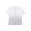 Anta Logo Print Letter Round Neck Short Sleeve T-Shirt Training Sports Fitness Wear Men Tops Gravel-White 152320137-2