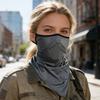 Sun Protection Guard Quick-Drying Fabric Ice Silk Face Guard with Elastic Ear