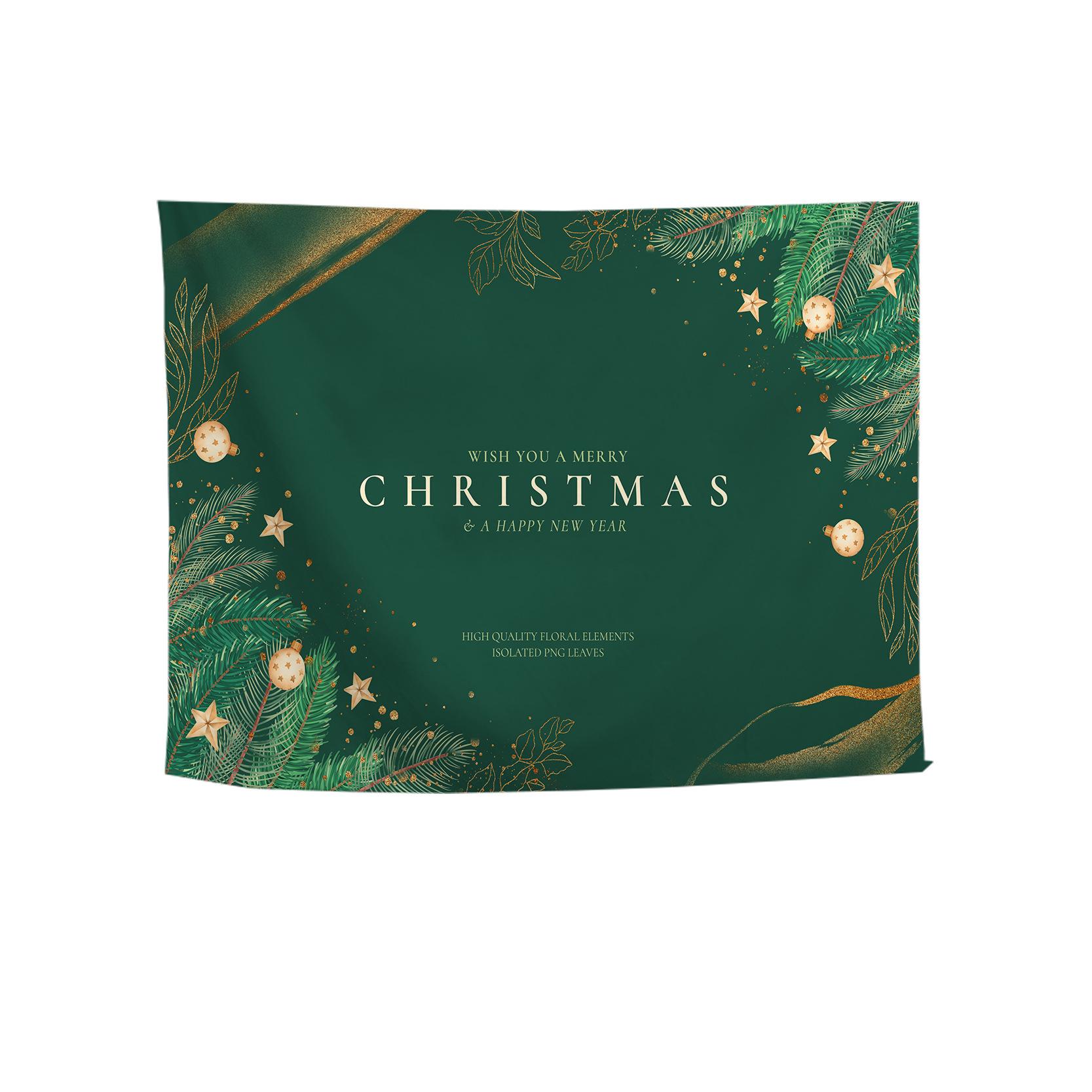 Рождественский гобелен Веселая праздничная вечеринка украшение фон подвесная ткань — фото 6