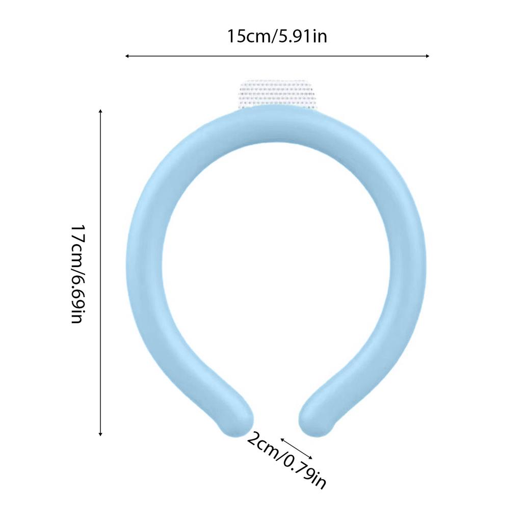Neck Cooling Tube Summer Reusable Wearable Ice Rings for Hot Weather Outdoors Sports
