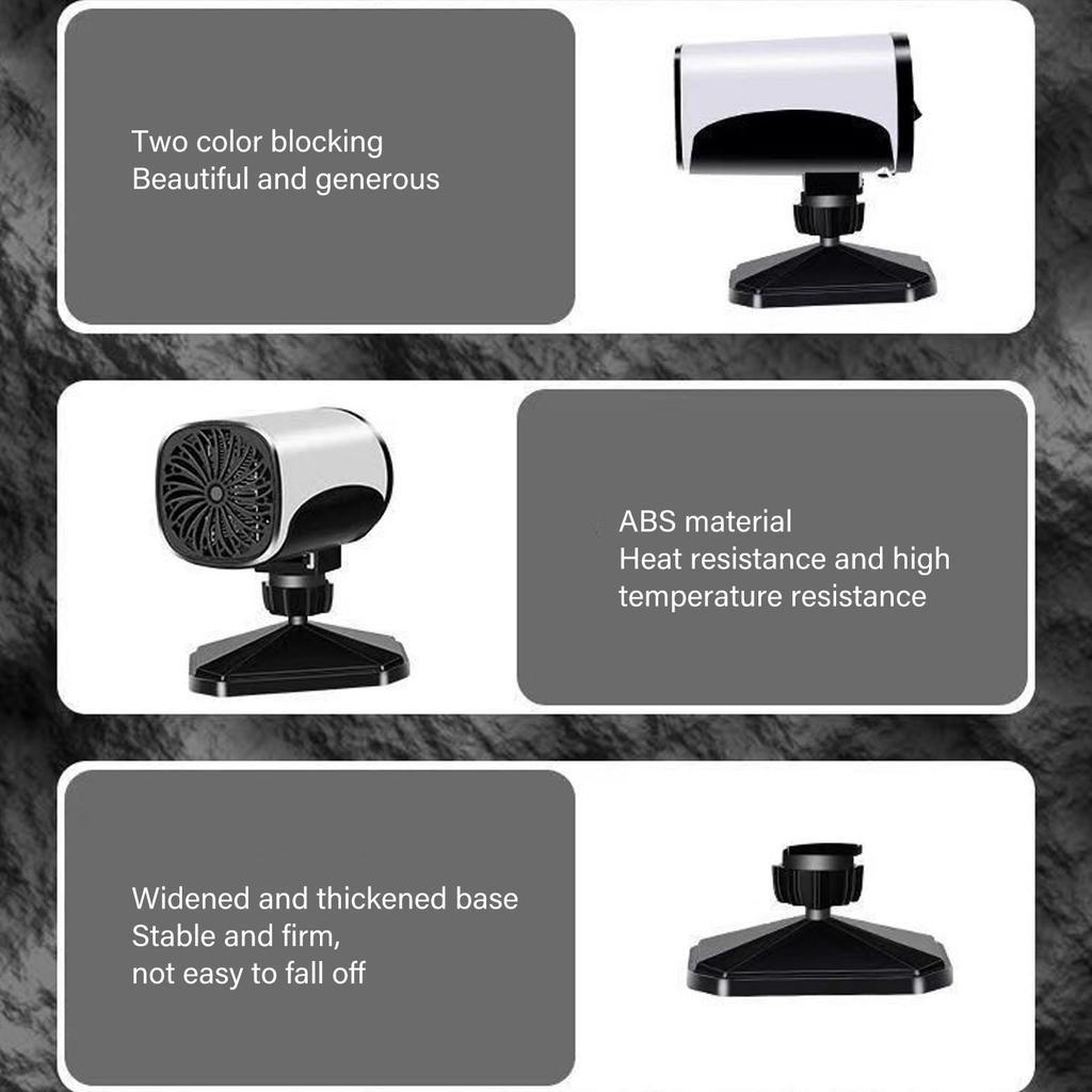 150W Car Heater 2 Modes Warming Cooling 360 Degree Rotation Portable Car Defroster Defogger 12V