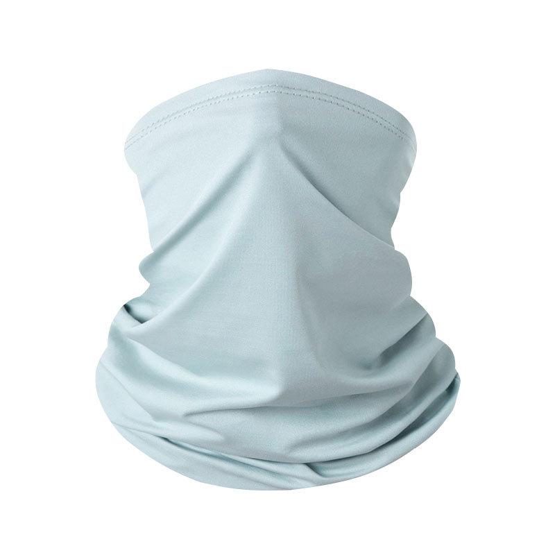 Summer Outdoor Cycling Milk Silk Face Mask: Sun Protection Neck Gaiter, Multifunctional Headscarf, Neck Warmer