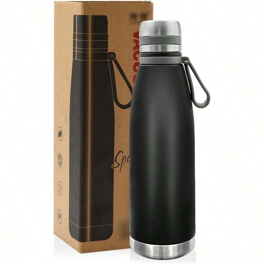 37Oz/1100ml For Hot/Cold Drinks Coffee Water Bottle Wide Mouth Thermal Cups- Leakproof Insulated Commute Travel Picnic Friendly