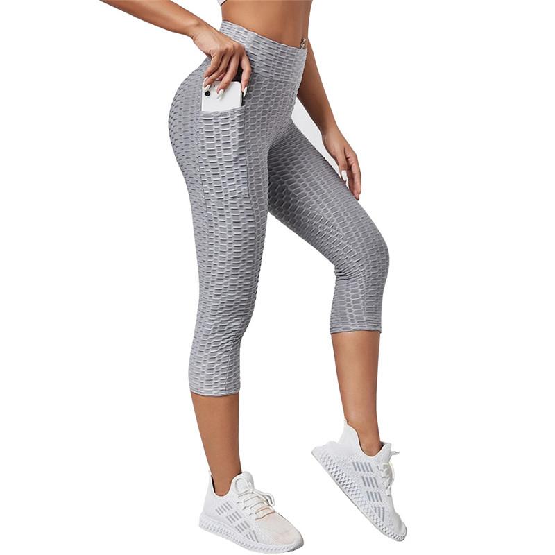 Buy Nessaj Yoga Leggings With Pocket Women Running Pants Gym High Waist