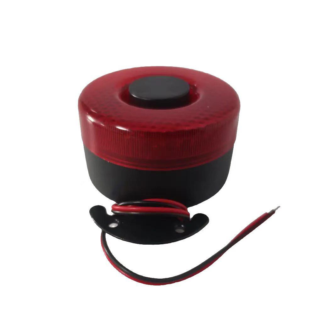 QT04 12V Reversing Buzzer with Red Light for Small Vehicles
