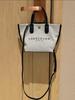 Dragon Xiang Bamboo Joint Mini Crossbody Tote – Women's Canvas Lunch Box Handbag