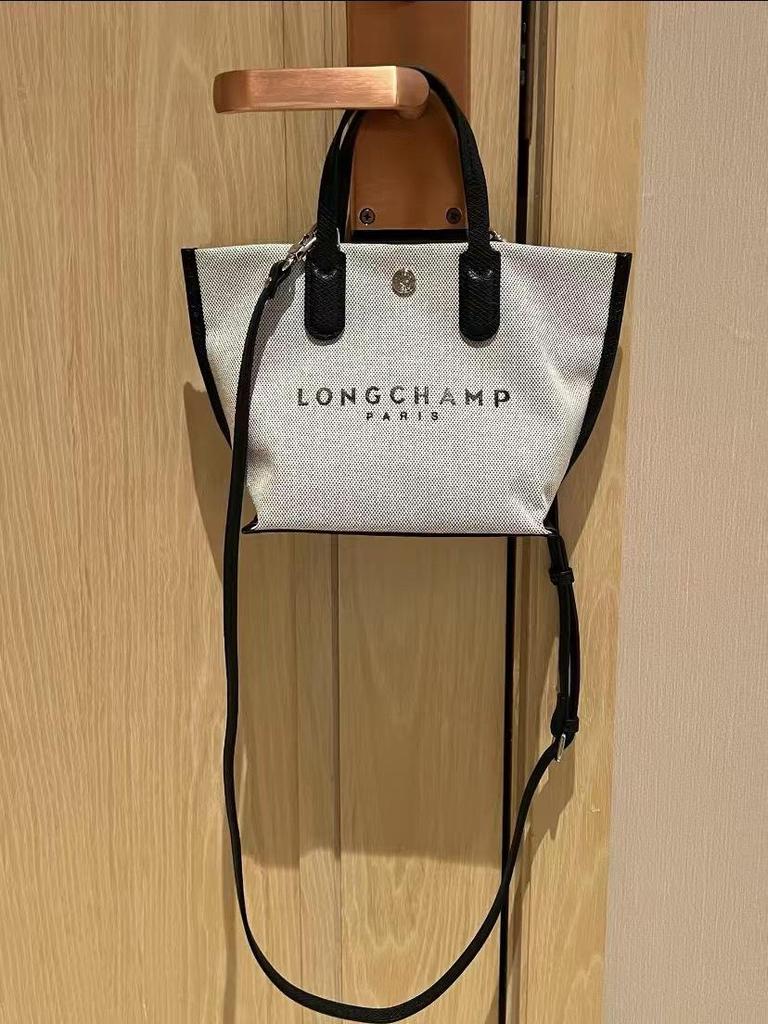 Dragon Xiang Bamboo Joint Mini Crossbody Tote – Women's Canvas Lunch Box Handbag