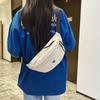 Fanny pack trendy brand men's and women's breast bag simple and lightweight shoulder small backpack leisure sports messenger bag mobile phone bag