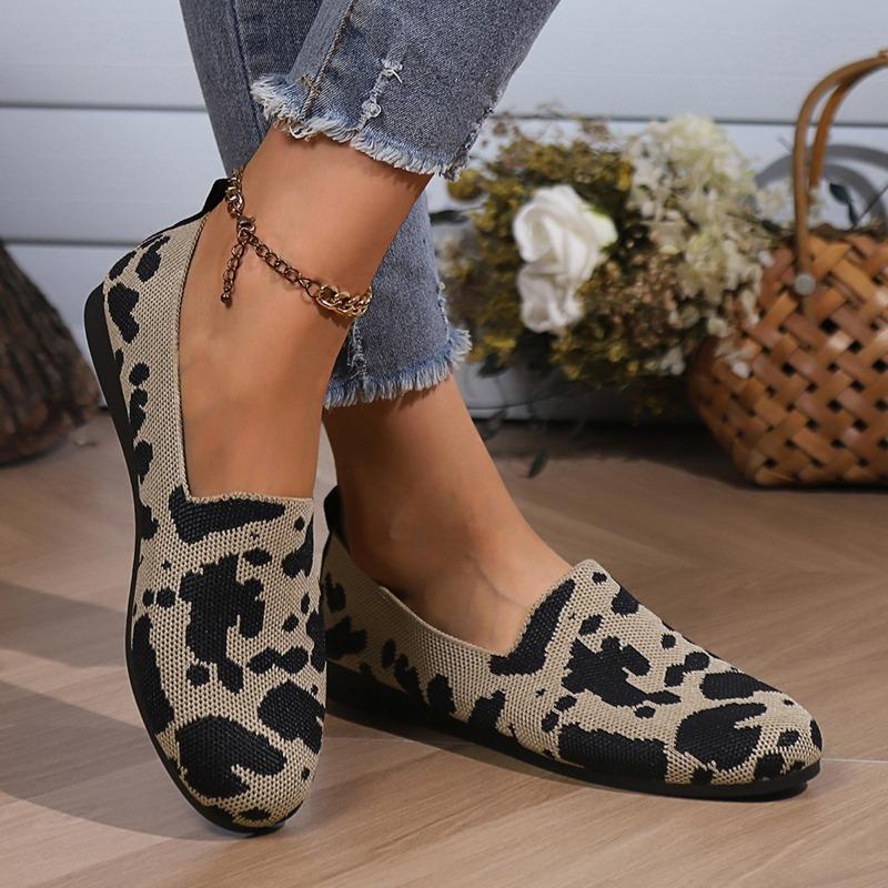 Women's Shoes Summer New Large Size Flat-bottomed Fly-woven Single Shoes Women's One-pedal Casual Shoes