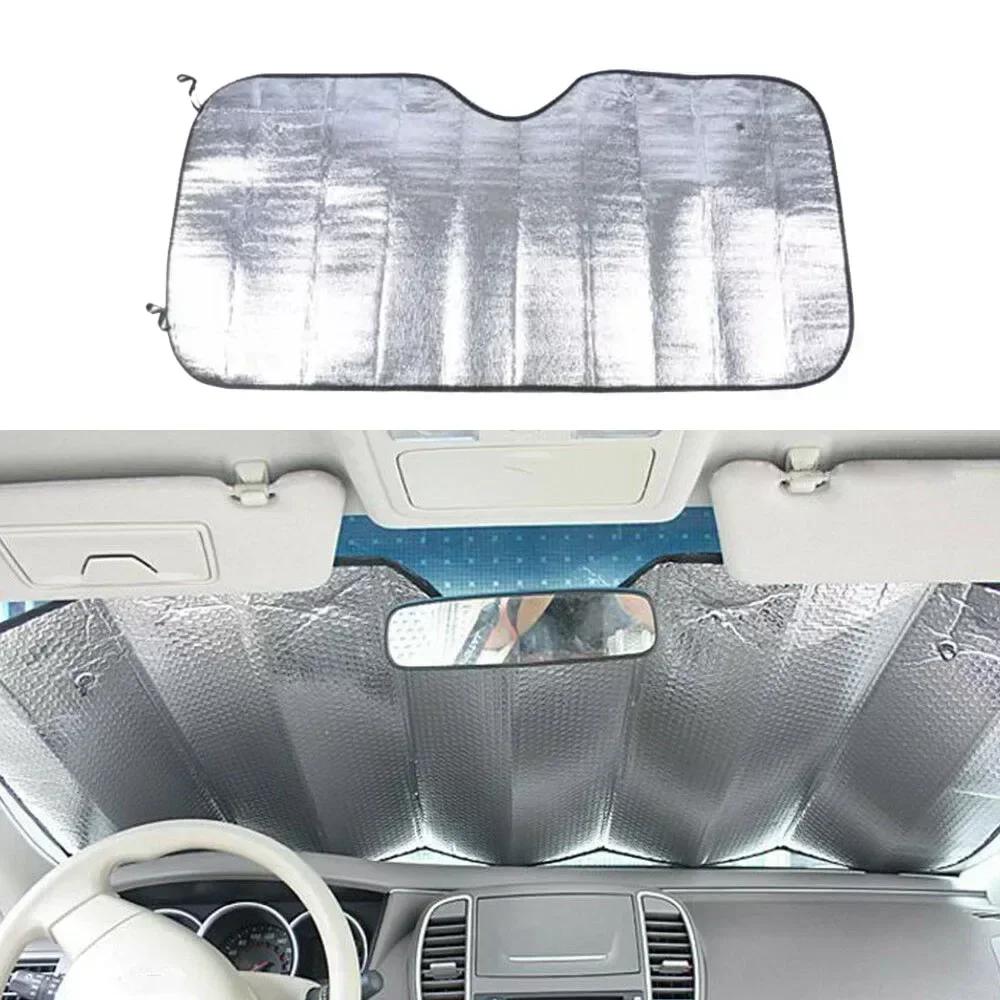 Universal Reflector Car Sun Shade Cover Foldable Portable Windscreen Visor Sunshade Protector Aluminum Foil Auto Window Shield