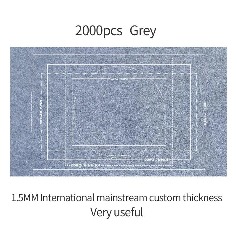 1500-3000Pcs Felt Puzzle Mat Set 10Color Available Puzzle Playing Blanket With Portable Travel Storage Bag Puzzle Accessories