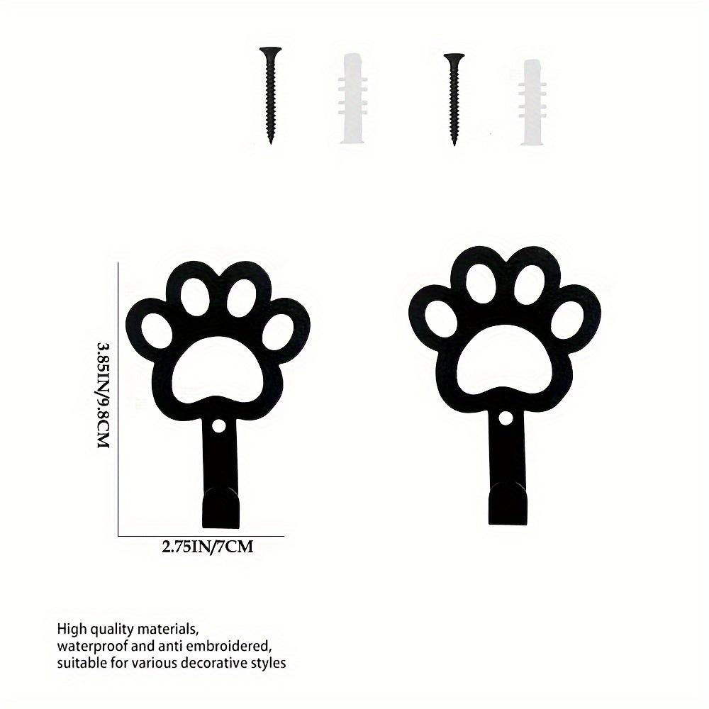 Cat Paw Print Wall Key Hook - Iron Art Home Decoration