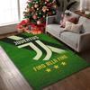 1pc Juventus Football Club Rug, Comfortable Printed Home Area Carpet, Cozy Office Chair Rug