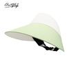 Sunscreen hat Women's UV protection Sun hat Outdoor hiking Empty top sun hat Face cover No top hat Cycling seaside