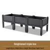 Extra Large Multi-layer Rectangular Planting Box for Home Balcony - Ideal for Fruits, Vegetables, and Flowers