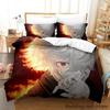 Cool Hell's Paradise Bedding Set Single Twin Full Queen King Size Bed Set Adult Kid Bedroom Duvetcover Sets Anime  Kawaii