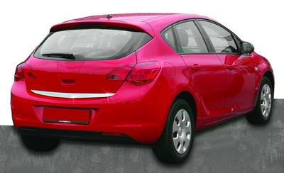 Borde del tronco (acero inoxidable) para Opel Astra J 2009-2015
