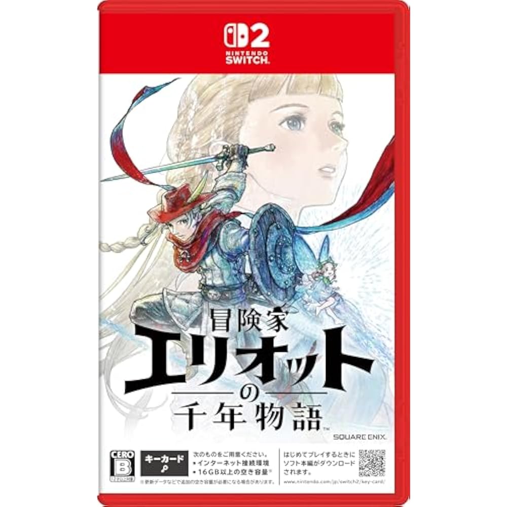 The Thousand-Year Tale of Adventurer Elliot [Amazon.co.jp Exclusive] Original Sticker - Switch 2