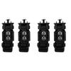 Ac29-4X Hood Latch Hood Lock Catch Kit For Jeep Wrangler TJ 2007-2016 Black