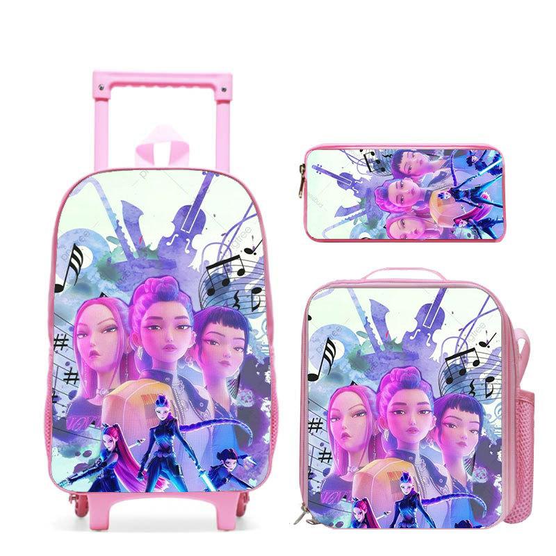 Kpop Witch Hunter Girl Group Schoolbag High Definition Printing Casual Crossing Border Lightweight Tie Rod Backpack One Piece Hair