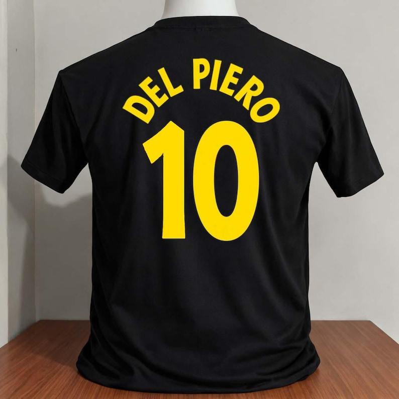 alexander del piero t-shirt black color juventus XL