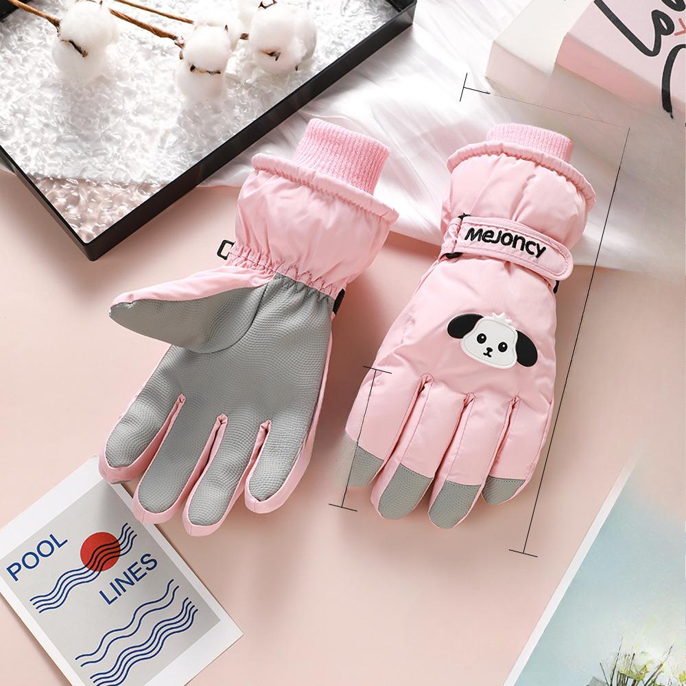 Winter Outdoor Women's Ski Gloves Waterproof Thickened Velvet Touch Screen Cycling Windproof Cold Warm Sports Gloves
