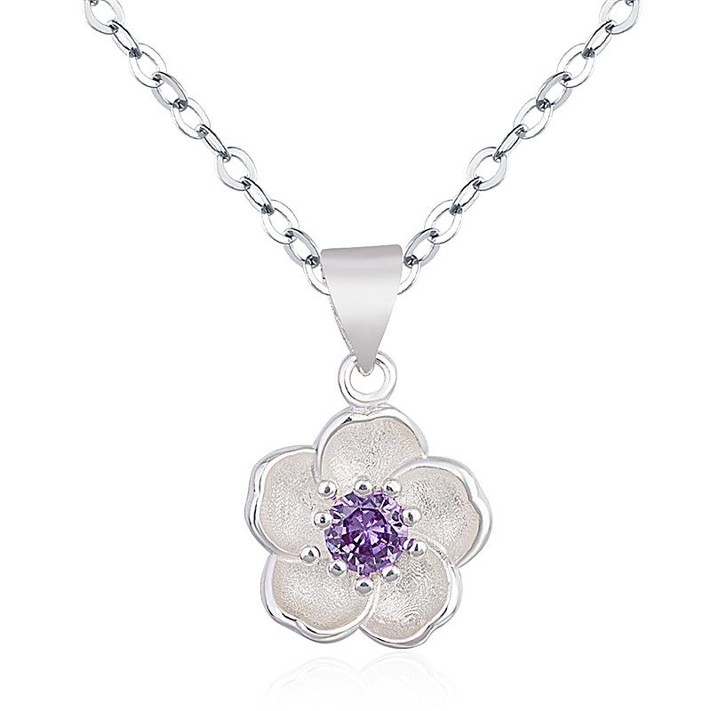 925 Silver Necklace Zircom for Women 18k Gold Plated Jewelry Sterling Silver Pendant Birthday Party Gift Jewelry Gift New N3641