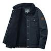 Z3166 #Fleece Cotton-Padded Jacket, Cotton Jacket, Men'S Casual Fleece Thickened Jacket, Lapel And Cotton Men'S Clothing