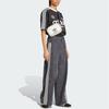 adidas Originals Denim Loose Pants Leopard Print Black Women KA2679