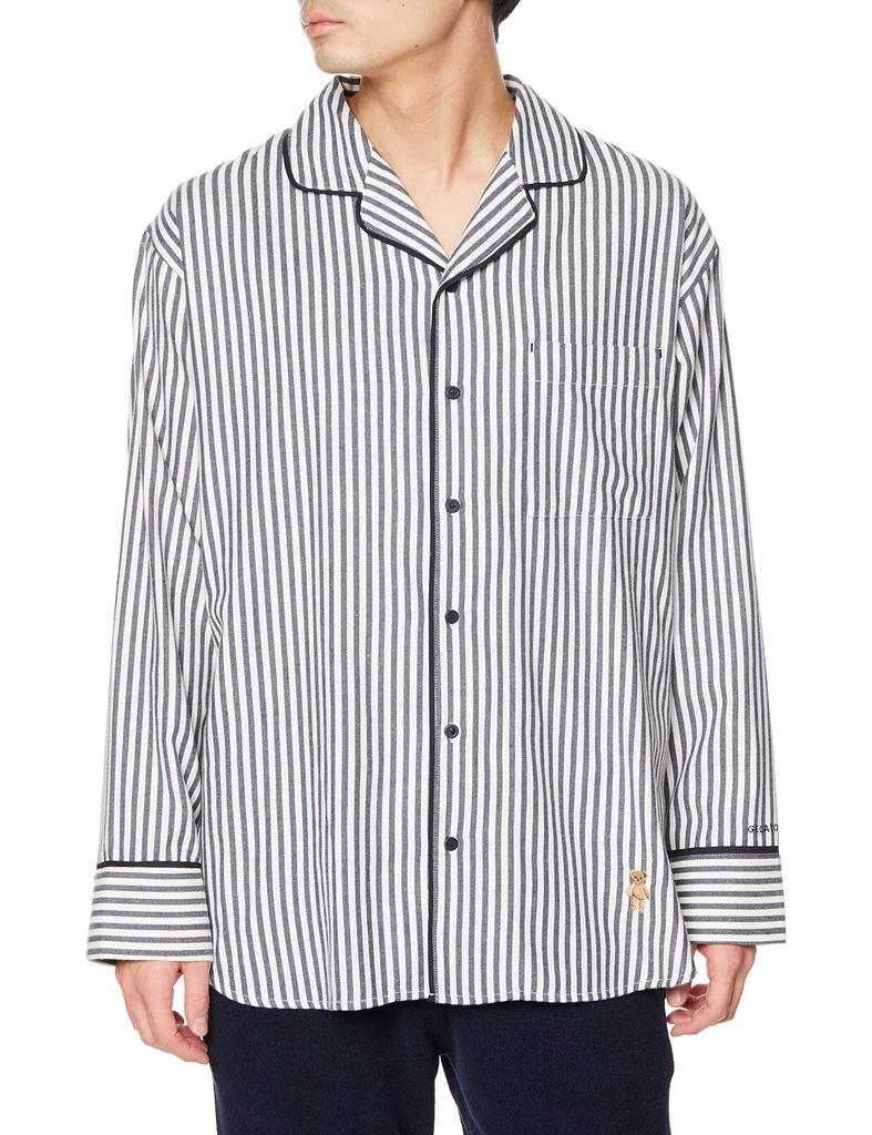 gelato pique Holiday Homme Piping Flannel Shirt PMFT225991 NVY L Men's