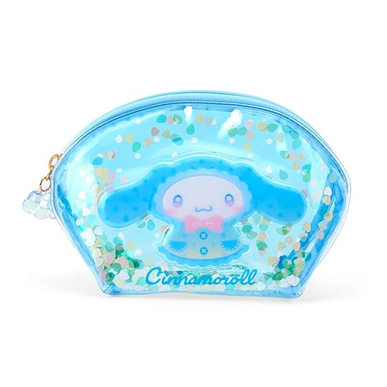 SANRIO Clear Pouch (Sweet Rain Collection) Cinnamoroll, Ages 3 and Up, 175625