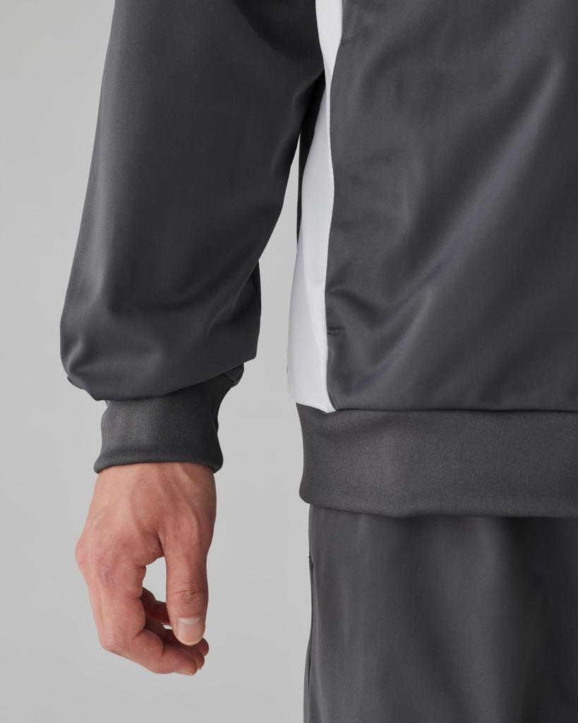 Puma Casual Sports Suit Hooded Polyester 2025 Dusky Gray Men's Set, Tricot-Lined Jersey, 691021, Fall/Winter Color (44)