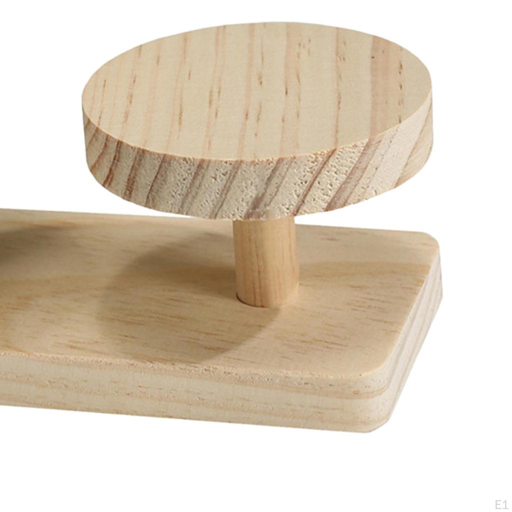 Elegant Wooden Storage Rack for Sunglasses And Jewelry