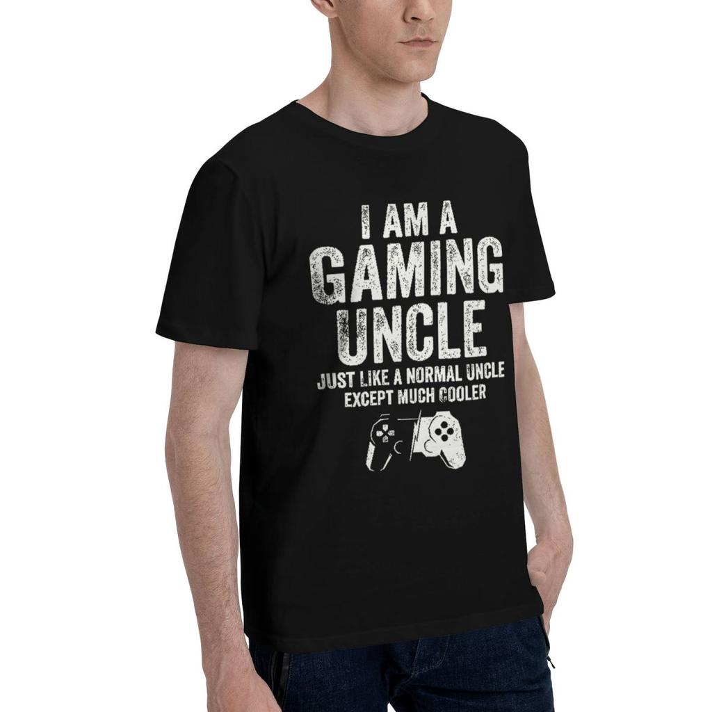 Gaming Uncle Funny 100 Cotton Casual Breathable Confortable Vintage New Gifts And TShirts Men Clothes