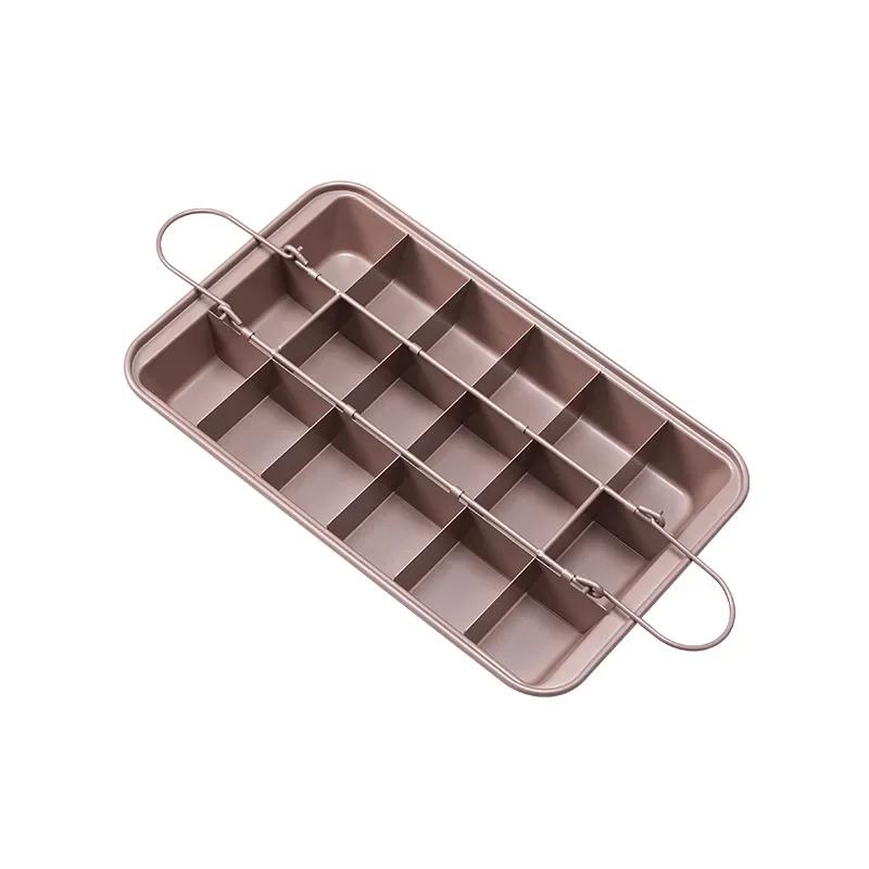 Square baking pan, bread baking tools, thickened solid bottom mold, cake stand set mould, non stick cake pan абрикосовый