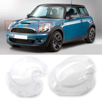 1 Çift Far Kapağı Şeffaf Lens Sol ve Sağ 1305630537 63127270023 Mini R56 için Yedek