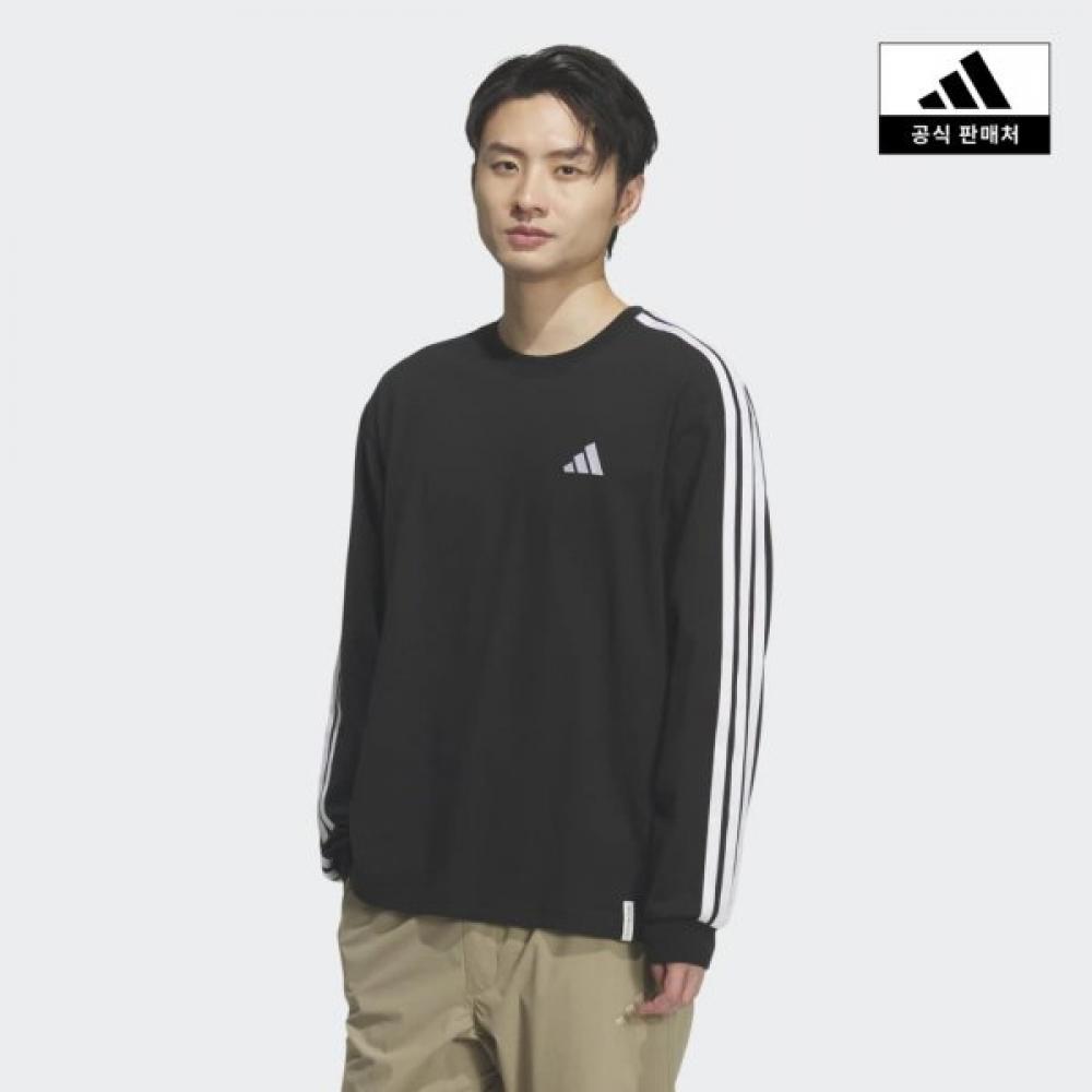 Adidas EssenTial Floss Loose FiT 3 STripes Long Sleeve T shirT Kf3728 KF3728/AXL
