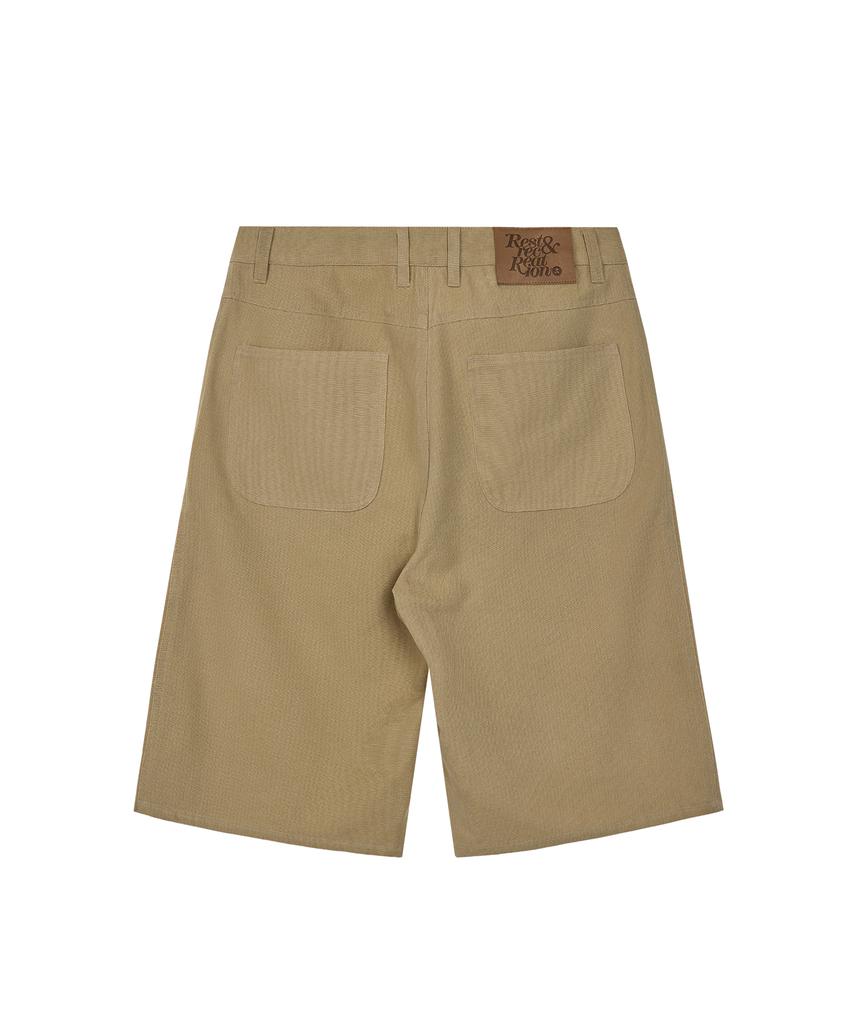 REST&RECREATION Cotton Bermuda Shorts - Beige