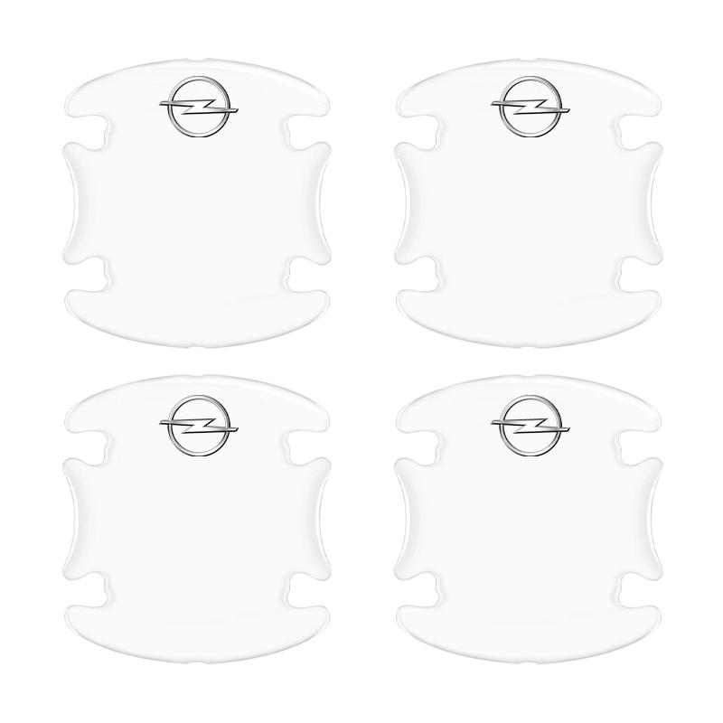 

4 шт. Прозрачный протектор от столкновений для двери автомобиля, бампер, наклейка для Opel Insignia Astra Antara Meriva Zafira H G Corsa 4pcs