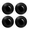 4 Pcs Universal Car Door Silent Gasket Silicone Shock Absorbing Gasket Cushion Soundproof Buffer Pads