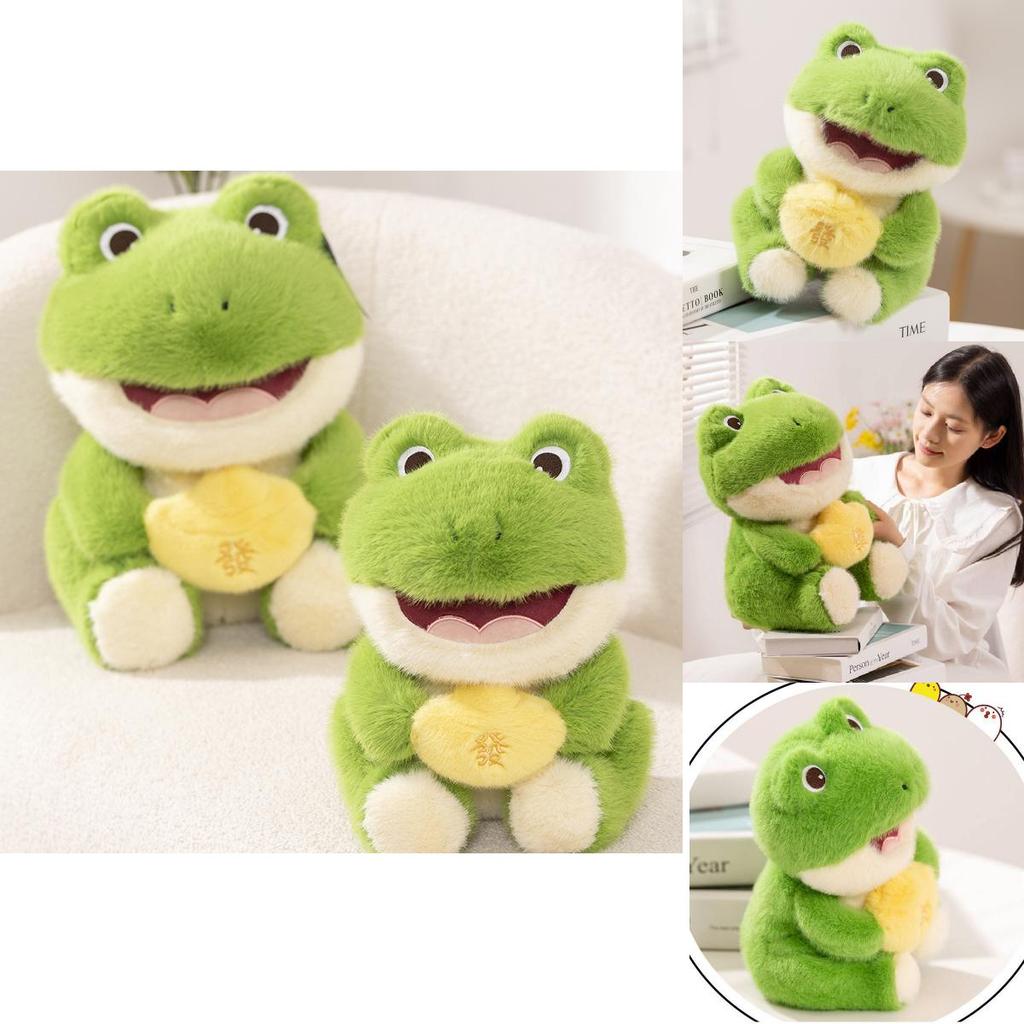 Adorable Plush Money Frog Lovely Stuffed Animal Ultra Soft Music Toy