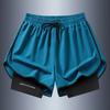 Short Shorts for Men In Summer Anti Glare Double-layer Sports Leisure Shorts for Couples Running Fitness Three Quarter Shorts