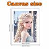 Disney Pearl Painting Queen Elsa DIY Pearl Art Painting Pearl Gem Painting Pictures Crafts Special Shape Home Wall Decoration