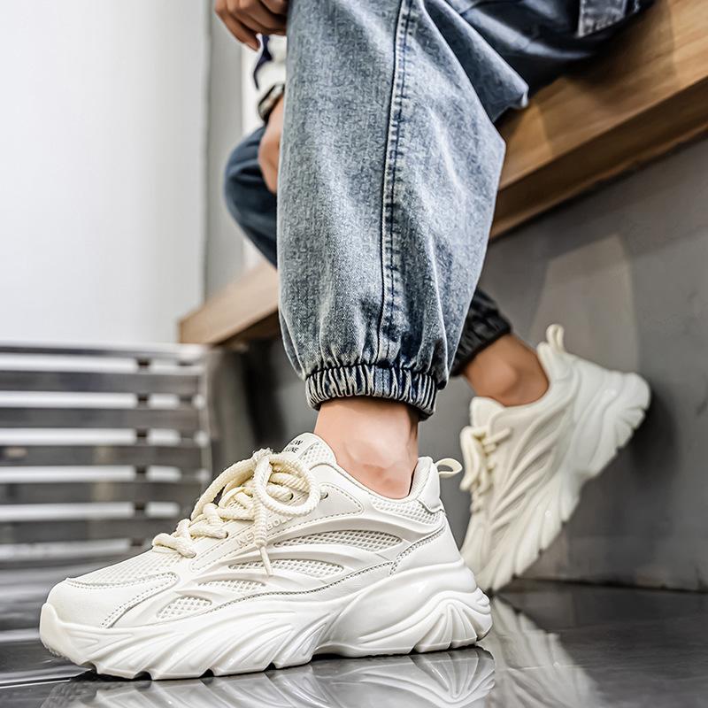 Premium low-top comfortable mesh dad shoes light and comfortable casual shoes cushioning sneakers