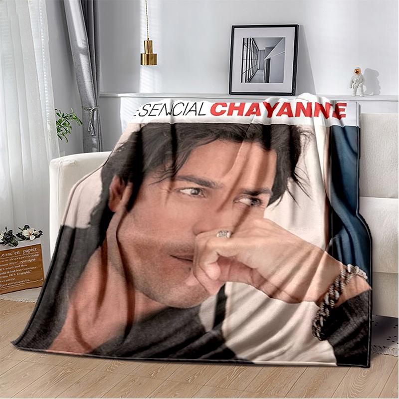 2025 New Style Chayanne Puerto Rican Latin Pop Soft Blankets,Keep Warm Throw Blanket Comfortable Blanket for Beds Sofa Home Gift