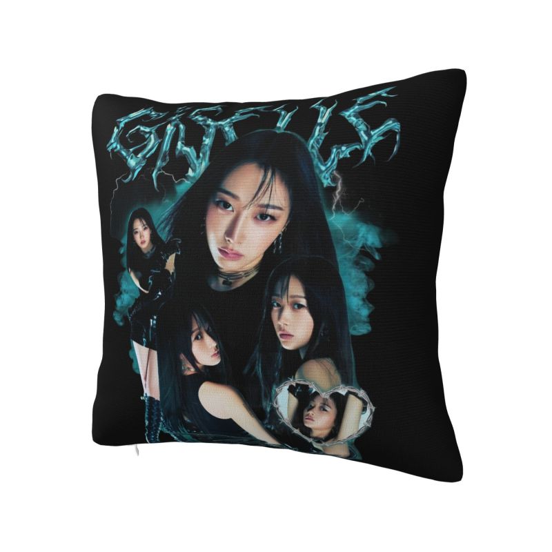 Custom Kpop A-Aespas Girls Karina Winter Giselle Ningning Pillow Case Sofa Luxury Cushion Cover Car Pillowcase
