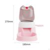 Press Pet Feeder Compact with Transparent Storage Container
