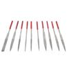 10Pcs Needle File Set Hardened Sturdy   Comfortable Handle Convenient Jewelry Files